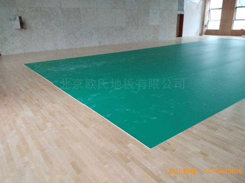 遵義仁懷市茅臺文體中心運(yùn)動(dòng)地板施工案例
