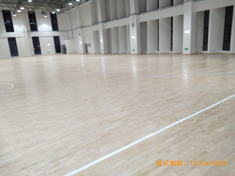 浙江寧波象山分?；@球館體育地板鋪裝案例3