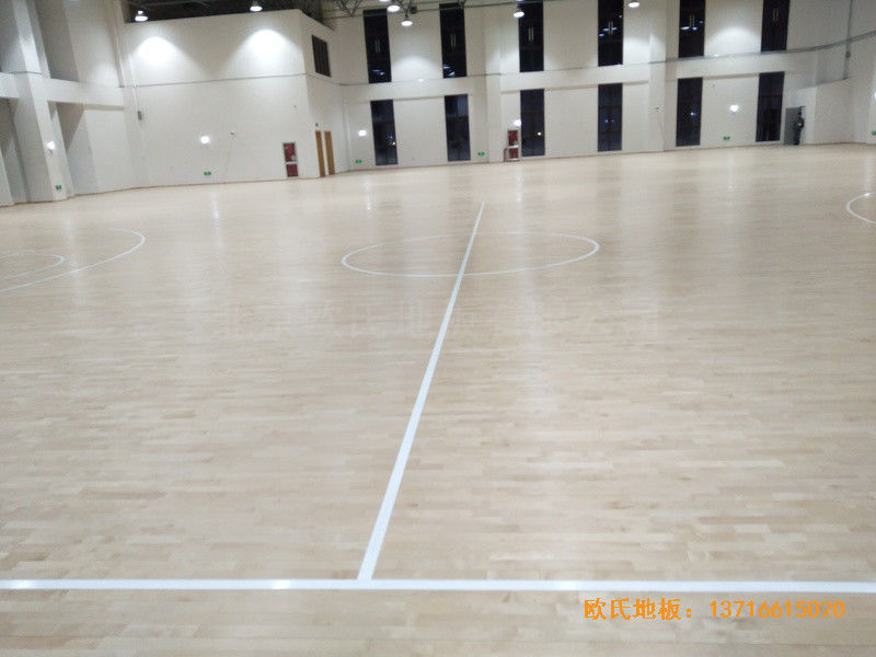 浙江寧波象山分?；@球館體育地板鋪裝案例4
