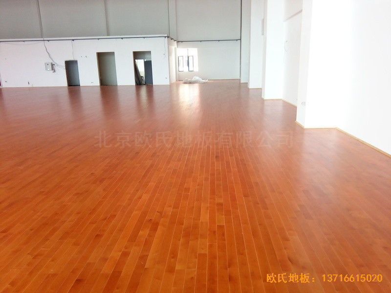 南京浦口區(qū)復興小學運動館運動地板施工案例4