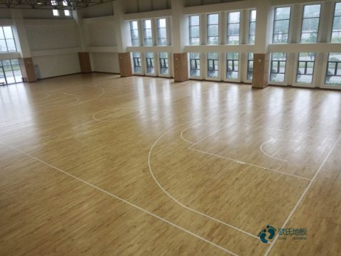 鞍山運(yùn)動木地板籃球場
