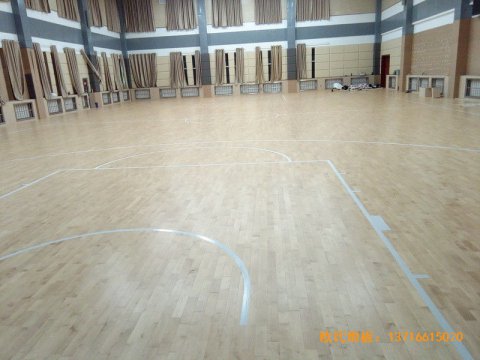 青海省稅務(wù)干部學(xué)?；@球館體育木地板