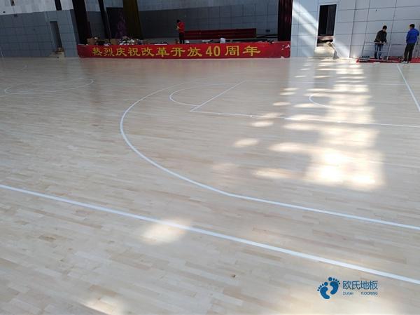 體育運(yùn)動木地板全國施工3